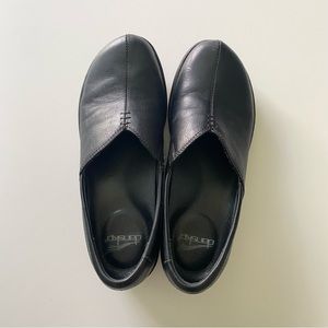 Dansko black leather professional clog, Womens size 7.5 (size 38)